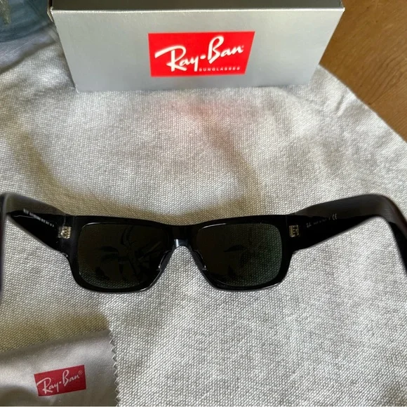 Ray-Ban Wayfarer Nomad Black Sunglasses - Picture 6 of 9